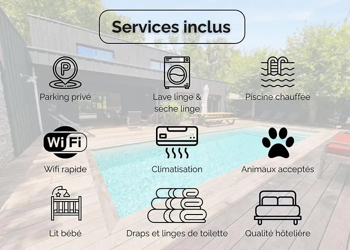 Villa D'Architecte, Piscine Chauffee & Foret * Andernos-les-Bains