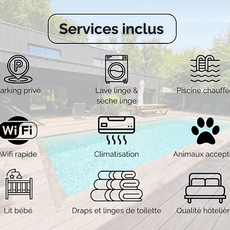 Architect-designed villa, 6 bedrooms, private pool * Andernos-les-Bains